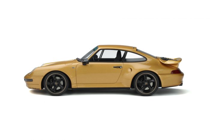 GT-Spirit Porsche 911 (993) TURBO S Project Gold 2018 GOLD - Modelauto  Zetten